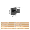 Rack de Armazenamento de Banheiro Popular Transfronteiriço em Aço Inoxidável Conjunto de Cinco Peças Suporte para Toalhas e Papel Higiênico Gancho Conjunto de Racks de Armazenamento Quadrados