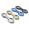 Tijeras de Pesca Duraderas para Cortar Hilo de Pescar, Tijeras Plegables de Acero Inoxidable Forma de 8 para Cortar Hilo de Pescar, Línea de PE y Alambre de Plomo