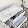 Lavabo Cerámico Integrado de Borde Delgado en Forma de Huevo para Baño Cerámica de Chaozhou Nano Smart Cleaning Glaze de Alta Temperatura Lavabo Liso de un Solo Hueco