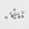 Baoshi Osha K9 cristal natural 8MM forma de corazón de durazno fondo puntiagudo taladro de vidrio fondo chapado taladro con forma taladro para uñas