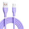 Cable de Datos Tipo C de Silicona para Carga Súper Rápida de 120W Adecuado para Teléfono Móvil Huawei Honor Vivoppo Cable de Carga Transfronterizo