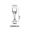 Copo de Licor Acrílico Plástico PC Taça de Vinho Pequena Taça de Vinho Alta 10ml Copo de Vinho Coquetel 30 ml