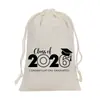 Bolsas de Tecido com Cordão Mais Vendidas Transfronteiriças para a Temporada de Formatura de 2026, Sacolas de Algodão para Festa de Formatura
