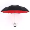 Atacado do Fabricante Novo Guarda-chuva de Carro Invertido Automático de Camada Dupla Mãos Livres Proteção Solar Publicitária Guarda-chuva de Carro Invertido