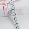 Cinta Jacquard Flor Pequeña Flecha Dislocada de 1.5 cm Decoración de Ventana Textil para el Hogar Decoración de Ropa Accesorios de Encaje Hechos a Mano DIY