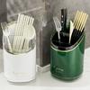 Estante de almacenamiento multifuncional de lujo ligero para palillos, soporte integrado para palillos de mesa de cocina, escurridor para el hogar, oferta especial de TikTok