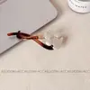 Grampo de Cabelo Acetato Estilo Coreano em Formato de Cachorro, Presilha Torcida para Mulheres, Toque de Luxo, Novo Acessório de Cabelo da Moda para a Parte de Trás da Cabeça, Grampo Elegante