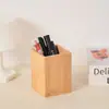 Caja de Almacenamiento Portaplumas de Bambú Personalizada Caja de Almacenamiento Portaplumas de Tinta Aceite para Oficina Caja Portaplumas de Papelería Decorativa Se Puede Imprimir con Logo