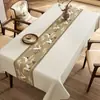 Nova Toalha de Mesa Estilo Nacional Chinês Impermeável à Prova de Óleo Sem Lavar Retangular 2026 Novo Estilo Luxo Leve Toque de Alta Qualidade Jogo de Mesa para Jantar