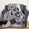 Manta de franela con mando de juego, impresa digitalmente, exclusivamente para ventas transfronterizas, disponible para dropshipping, se puede colorear, manta de garabatos para niños, venta al por mayor