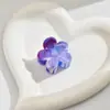 4cm média transfronteiriça mais vendida grampo de garra imitação de ácido acético gradiente de cor grampo de cabelo de flor grampo de tubarão grampo de cabelo para meio rabo grampo superior