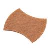 Conjunto de 5 Peças Amazon de Escovas de Panela em Formato de Cintura com Palhas de Aço Contendo Areia, Ecológicas e Biodegradáveis, Almofadas de Coco Sisal para Lavar Louça