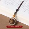 Nuevo llavero colgante de coche con el símbolo del zodiaco de sándalo verde para hombre y mujer, ideal para parejas, bolso, cadena colgante, joyería pequeña.