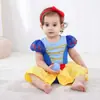 Mono de sirena navideño para bebés y niños Mono de bebé Rapunzel Elsa Traje para gatear