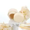 Frasco Vazio de Plástico PP para Esmalte em Gel de Novo Produto Transfronteiriço 15g Frasco Redondo Espesso para Creme Cor Bege Simples Frasco Reabastecível Feito Sob Medida