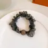 Anillo para el cabello de pedrería exquisita cuerda para el cabello de cola de caballo 2025 nueva cuerda para atar banda elástica cuerda para la cabeza duradera versátil banda elástica accesorios para el cabello