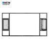 Puertas y ventanas de aluminio de puente roto vidrio grande aleación de aluminio ventana de aislamiento acústico ventana abatible de balcón puerta de dormitorio sala de estar sistema de aislamiento térmico ventana