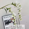 Campanilla de Viento Colgante de 2 Ramas Flor Estilo Nuevo Flor Artificial Decoración de Techo de Boda Exhibición de Ventana Arreglo para el Hogar Suministro de Flor Decorativa Flor Artificial