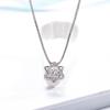 Colgante Inteligente Estrella Hexagonal Estilo Coreano para Hombre Cadena Clavicular de Diamantes Zirconia Regalo Festival Tanabata Día de San Valentín para Novia