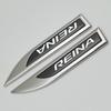 Adecuado para Hyundai Rena, tira de metal brillante, etiqueta lateral, carrocería, guardabarros, pegatina decorativa, etiqueta para coche, modificación personalizada