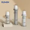 Botella de Vacío Recargable Xumin Personalizada de 15 ml a 30 ml, Botella de Loción con Revestimiento de Doble Capa de 50 ml para Dispensar Cosméticos