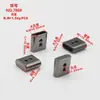 Venta Directa de Fabricante de 15 Hebillas Metálicas Planas Cilíndricas para Coser Cuerda de Alambre Ke10204 # Campana Colgante cosida de Aleación