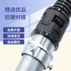 Conector Rápido de Unión a Tope de Tres Columnas para Tubería Corrugada de Plástico, Tubería de Acero, Tubería Galvanizada, Tubería Rígida y Manguera de Plástico de Nylon