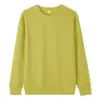2026 Nuevo Otoño e Invierno 320g Color Sólido Suéter de Cuello Redondo Sudadera Unisex Talla Grande Corte Holgado Para el Trabajo Casual
