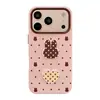 Design fofo de bolinhas, adequado para capa de celular Apple 18 Pro, iPhone 16, 3D, simples e adorável, também disponível para iPhone 14 e 17