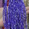 Concha natural de agua dulce tubo redondo 3 * 5 mm cuentas sueltas semiacabadas hechas a mano DIY pulsera aretes accesorios de joyería al por mayor