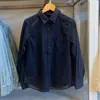 Camisa feminina casual estilo japonês de brim macio/camisa de sarja de algodão de manga comprida camisa para ar condicionado 492461 475663