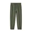 Pantalones cortavientos ligeros estilo montaña con cordón elástico y puños ajustables, suaves y cómodos, disponibles en varios colores, versátiles pantalones largos casuales para exteriores