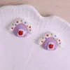 Juguetes de Comida Miniatura Simulada, Casas Pequeñas en Forma de Corazón, Accesorios para el Cabello DIY de Resina, Pinzas para el Cabello, Gomas para el Cabello, Parches, Decoraciones para Fundas de Teléfono y Accesorios