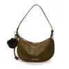 Bolsa de ombro estilosa e simples para o dia a dia de mulheres, nova bolsa de ombro transversal casual e única 2026, bolsa de bolinho moderna de alto valor