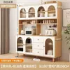 Aparador moderno minimalista estilo creme para cozinha de casa, armário integrado de parede, adega para sala de estar, armário de armazenamento