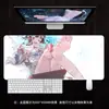 Alfombrilla de ratón de chica de anime extragrande transfronteriza de dos dimensiones, dibujos animados, anime, linda, para ordenador, oficina, e-sports, escritorio personalizado