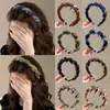 Acessório de cabelo tiara retrô fofo, tiara infantil de alta qualidade estilo Hong Kong, presilha de cabelo versátil para mulheres
