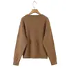 Ins estilo europeo y americano transfronterizo 2026 nueva moda elegante para ir al trabajo patrón de perro casual suéter pullover holgado