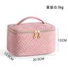 Bolsa de Cosméticos Acolchada de Gran Capacidad Más Vendida de Amazon para Mujer Bolsa de Cosméticos Portátil para Viaje Neceser