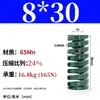 Molde de Resorte de Compresión de Primavera Verde Molde de Resorte Doméstico 65Mn Resorte Tf Alambre Plano de Alta Resistencia Compresión Estándar Japonés Resorte Rectangular
