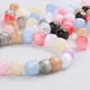 Cuentas de Resina de Gran Apertura Estilo Ojo de Gato Multicolor Cuentas Redondas Accesorios de Ropa DIY Accesorios para el Cabello Hebilla de Cuerda Hebilla de Zapato Cuentas Accesorios para Ropa
