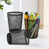 Amazon Portacepillos de Malla de Hierro con Forma de Cono, Organizador de Escritorio de Oficina, Papelería Simple y Creativa, Portabolígrafos de Metal, Mayoreo