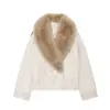 Z Estilo Europeu 2026 Nova Moda Elegante Temperamento Textura Camurça Pele Sintética Jaqueta Outerwear 5761783