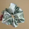 Cielo Estrellado Azul Tranquilo ~ Lazo de Satén para el Cabello de Pintura al Óleo de Alta Gama Cuerda para el Cabello Diadema Elegante Accesorios para el Cabello para Mujeres Verano