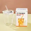 Vasos de Bambú para Sorber al por Mayor, Vasos de Vidrio Resistentes a Altas Temperaturas para el Hogar, Vasos de Regalo para Oficina, Vasos Publicitarios Promocionales, Adecuados para Serigrafía