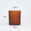 Copos Porta-Velas de Vidro, Copos para Velas Aromáticas, Atacado Personalizado Transfronteiriço Resistente a Altas Temperaturas Espessado Colorido Recipiente Aromático com Logo