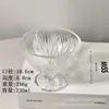 Vaso Alto de Cristal para Postre de Helado Vaso de Helado Bebida Fría Pudín de Frutas Batido Postre Yogur Bol de Helado
