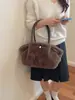 Bolso Transfronterizo para Mujer Bolso Tote de Felpa para Mujer Otoño e Invierno Suave y Pegajoso Gran Capacidad Bolso de Hombro Único Estilo Suave Bolso de Axila Bolso Grande de Mano