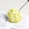 Flor Artificial Tallo Único Hortensia Grande Decoración del Hogar Flor Falsa Flor de Pasillo Accesorios de Decoración de Boda Material Floral