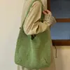 La bolsa tejida súper popular del verano para mujer, nuevo modelo 2026, estilo artístico, bolsa de playa tejida para vacaciones, bolso de hombro y cruzado